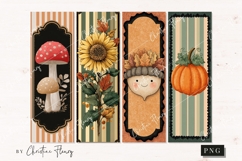 Printable Cute Fall Bookmarks Bundle Product Image 4
