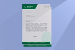 Modern Minimalist Corporate Letterhead Template Product Image 2