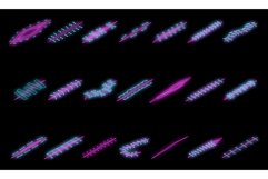 Suture icons set vector neon Product Image 1
