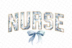 Nurse Clipart Sublimation PNG Product Image 1