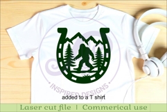 Horse Shoe Bigfoot wall sign Product Image 3