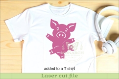 Cute Pig Silhouettes SVG Farm Animal Laser Cut Files 1 Product Image 3