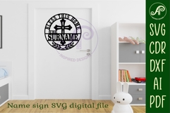 Bless this home personalized wall sign Product Image 3