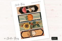 Printable Cute Fall Bookmarks Product Image 3