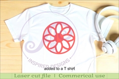 Floral Coasters, laser cut out flower coaster d5 Product Image 3