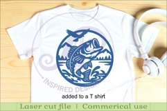 Largemouth Bass Fish wall sign svg laser cut Product Image 3