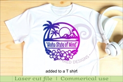 Hawaiian Tropical Name Sign SVG Island Luau Hibiscus Beach Product Image 3