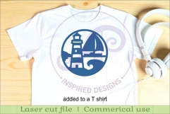 Ocean, nautical Coasters, laser cut out beach designs 2 Product Image 3