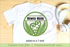 New Zealand themed name sign design for laser cutting Product Image 3