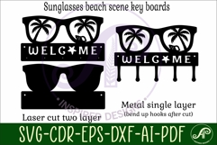 Sunglasses Key holders for metal and laser cutting Product Image 3