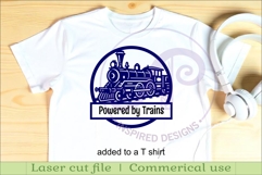 Steam Train name sign design for laser cutting Product Image 3