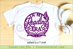 In My Reading Era SVG | Book Lover Wall Sign Laser Cut File Product Image 3