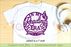 In My Reading Era SVG | Book Lover Wall Sign Laser Cut File Product Image 3