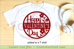 Happy Valentines day wall sign, SVG file. Product Image 3