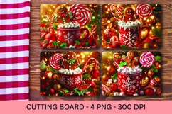 kitchen cutting board - christmas gingerbread man Product Image 1