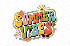 Summer Vibes SVG Design | SVG Cut files Product Image 1