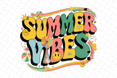 Summer Vibes SVG Design | SVG Cut files Product Image 1