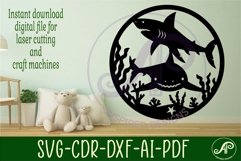 Sharks wall art sign, SVG file Product Image 3