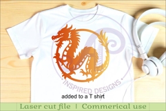 Chinese Dragon wall sign laser cut file Product Image 3