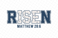 Risen Matthew 28 6 SVG Design | SVG Cut files Product Image 1