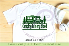 Camping Family Name Sign SVG, Campervan Name Sign Laser Cut Product Image 3