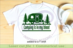 Camping Family Name Sign SVG, Caravan Name Sign Laser Cut Product Image 3