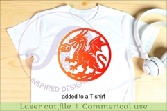 Fire Breathing Dragon wall sign svg laser cut Product Image 3