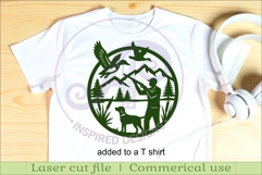 Ducking hunting wall art sign template Product Image 3