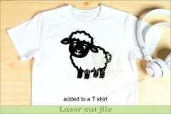 Cute Sheep Silhouettes SVG Farm Animal Laser Cut Files 2 Product Image 3