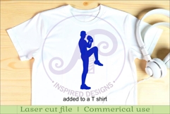 Baseball silhouettes laser cut outs SVG 1 Product Image 3