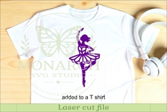 Ballerina SVG Silhouette. Ballet Wall Art Files for Laser 2 Product Image 3