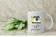 Retro Camera with Watercolor Flowers Product Image 2