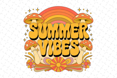 Summer Vibes SVG Design | SVG Cut files Product Image 1