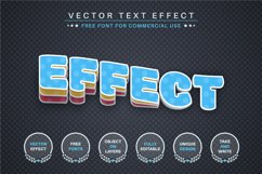 Slice paper - editable text effect, font style Product Image 2