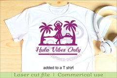 Tropical Name Sign SVG Hula Dancer Beach Luau Hawaiian Product Image 3