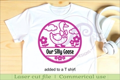 Silly Goose name sign design for laser cutting Product Image 3
