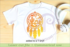 Desert Dreamcatcher Laser Cut File, Boho Southwest Wall Art Product Image 3