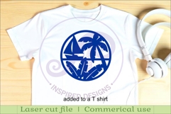 Ocean, nautical Coasters, laser cut out beach designs 3 Product Image 3