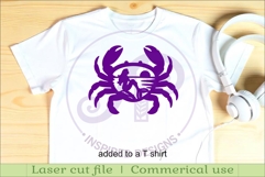 Coastal Crab Wall Art Beach House Decor Mermaid Product Image 3