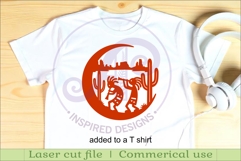 Crescent Moon Kokopelli Southwestern wall sign Product Image 3