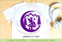 Crescent Moon Forest Fairy wall sign Product Image 3