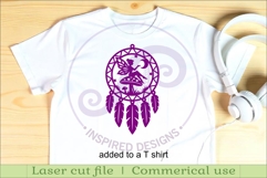 Fairy Dreamcatcher Laser Cut File, Garden Wall Art Product Image 3
