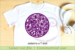 Butterflies circle wall sign, SVG file. Product Image 3