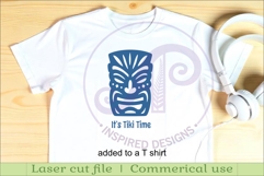 Tiki head Silhouette laser cut outs 1 Product Image 3
