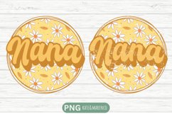 Nana PNG | Nana Flower PNG | Retro Nana Sublimation Product Image 2