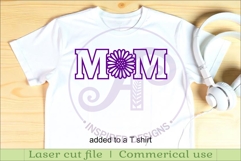 Daisy MOM SVG, Laser Cut Mom Sign, Mother’s Day Hanging Product Image 3