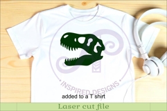 Dinosaur SVG Design for Laser Cutting, Jurassic Dino 5 Product Image 3