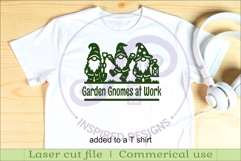 Gnome Family Garden Name Sign SVG, Gardening Gnomes Wall Art Product Image 3