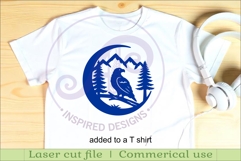 Crescent Moon Eagle animal wall sign Product Image 2