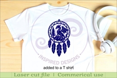 Dragon Dreamcatcher Laser Cut File, Fantasy Wall Art Product Image 3